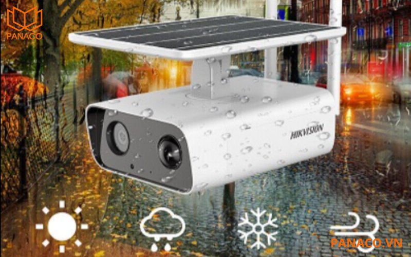 Camera hikvision đạt tiêu chuẩn IP66, chống bụi và chống nước