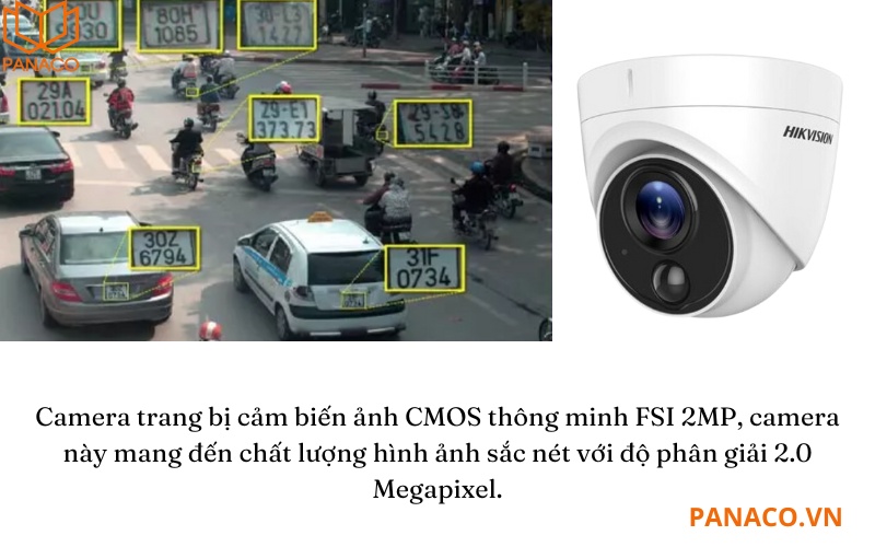 Camera quan sát hikvision nhìn thấy rõ biển số xe