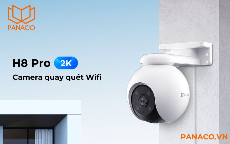 Camera quay quét wifi Ezviz H8 Pro 2K model CS-H8-R100-1H3WKFL