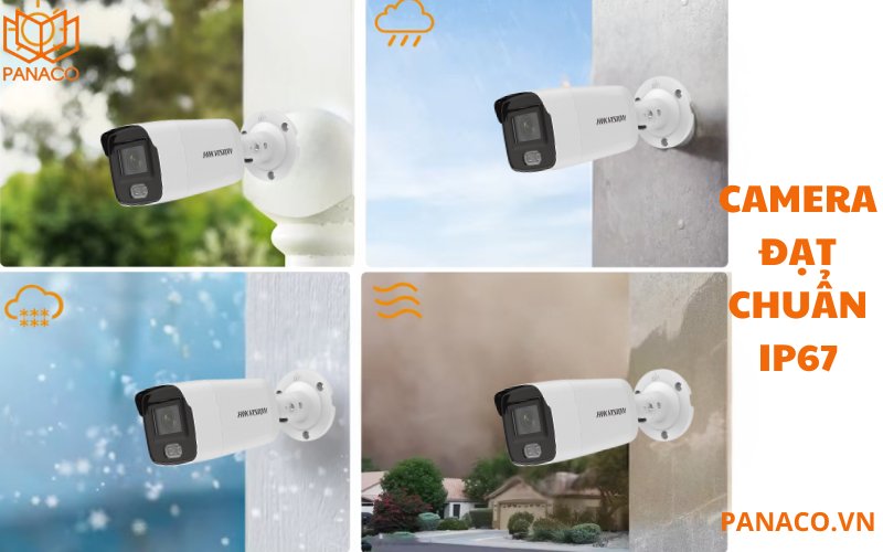 Camera thân hồng ngoại đạt tiêu chuẩn IP67