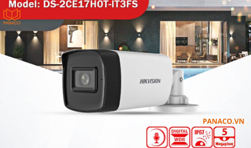 Camera thân trụ hikvision DS-2CE17H0T-IT3FS