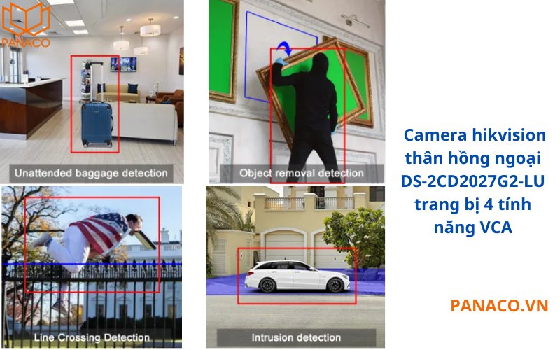 Camera tích hợp tính năng đặc biệt là phân tích video thông minh