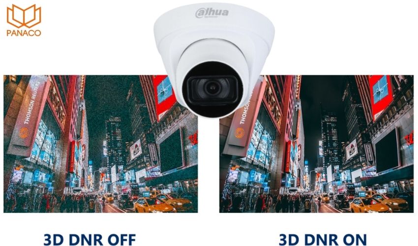 Camera trang bị công nghệ giảm nhiễu 3D DNR