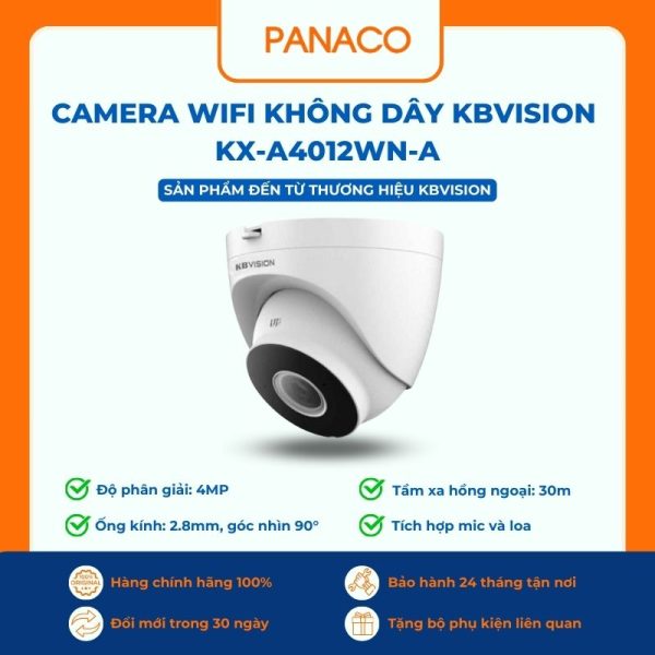 Camera wifi không dây Kbvision KX-A4012WN-A