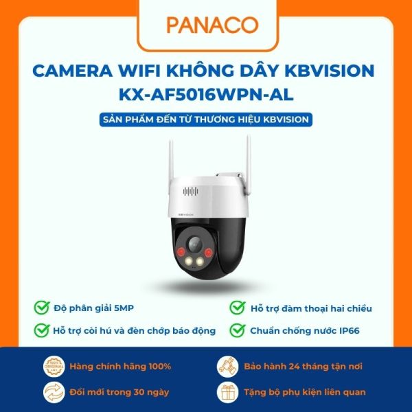 Camera wifi không dây Kbvision KX-AF5016WPN-AL