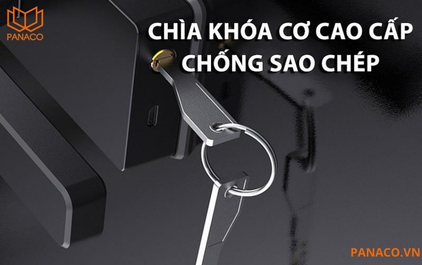 Chìa khóa của ruột khóa Laffer A11 cũng được thiết kế theo công nghệ chống sao chép