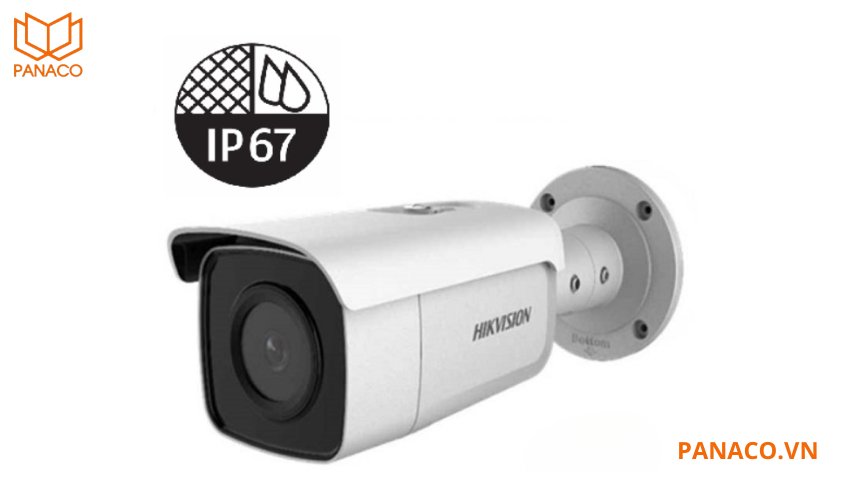 Chuẩn chống bụi và nước IP67 đảm bảo rằng camera có thể hoạt động ổn định