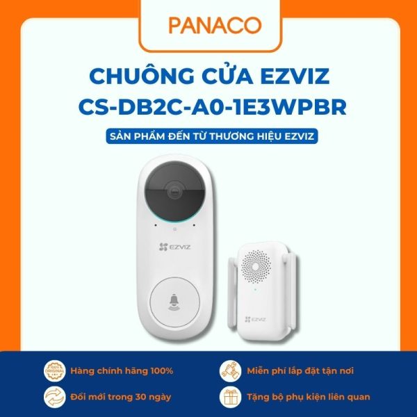 Chuông cửa Ezviz CS-DB2C-A0-1E3WPBR