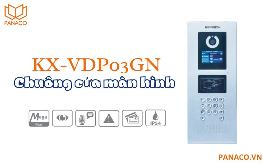 Chuông cửa Kbvision KX-VDP03GN