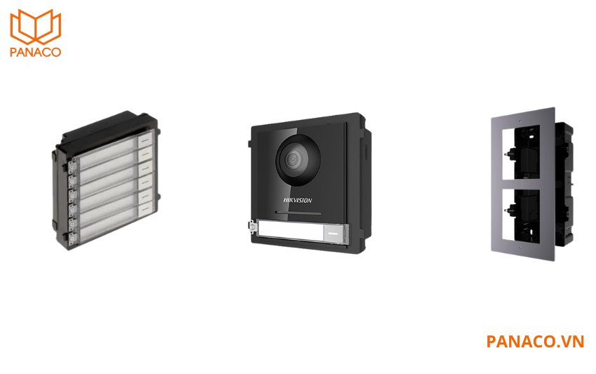 Combo nút nhấn chuông cửa màn hình hikvision DS-KIS27