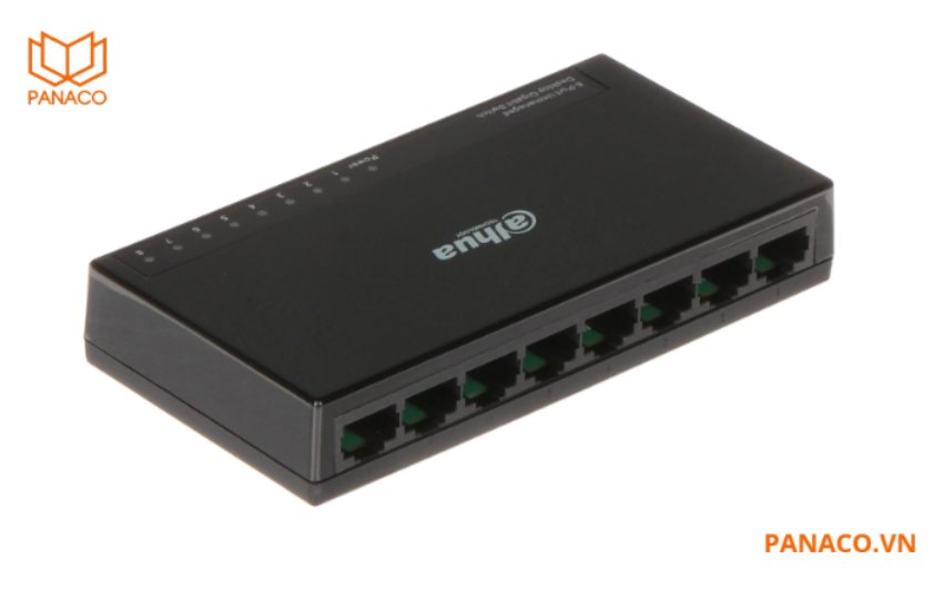 DH-PFS3008-8GT-L cung cấp 8 cổng Gigabit Ethernet
