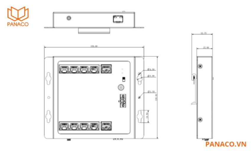Bảng thiết kế Switch POE Dahua DH-PFS3111-8ET-96-F 