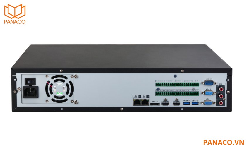 DHI-NVR5832-EI hỗ trợ các cổng kết nối đa dạng