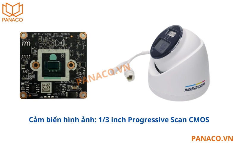 DS-2CD1347G2-L trang bị cảm biến 1/3 inch Progressive Scan CMOS