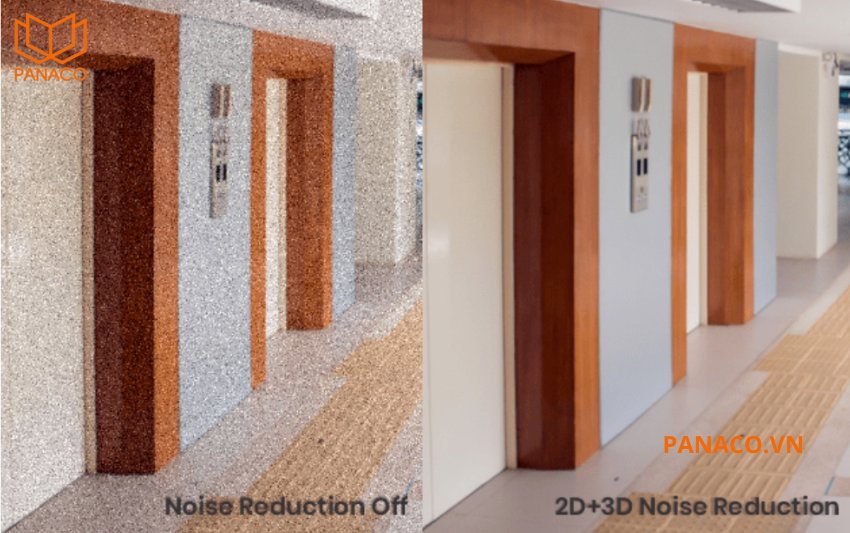DS-2CE10DF0T-PF tích hợp đồng thời công nghệ giảm nhiễu 2D DNR và 3D DNR