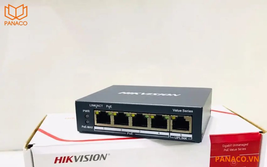 DS-3E0505P-E/M được thiết kế với vỏ kim loại chắc chắn