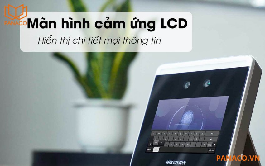 DS-K1T331 trang bị màn hình LCD 3.97 inch và camera 2.0MP cho trải nghiệm trực quan
