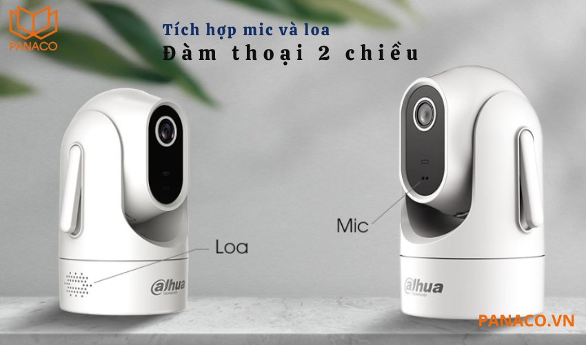 Dahua DH-H2C cho phép bạn tương tác trực tiếp với môi trường xung quanh