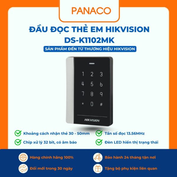 Đầu đọc thẻ EM HIKVISION DS-K1102MK