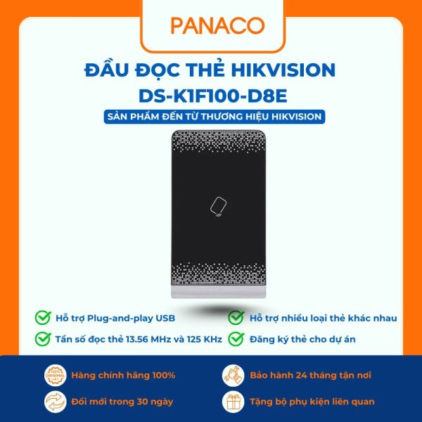 Đầu đọc thẻ HIKVISION DS-K1F100-D8E