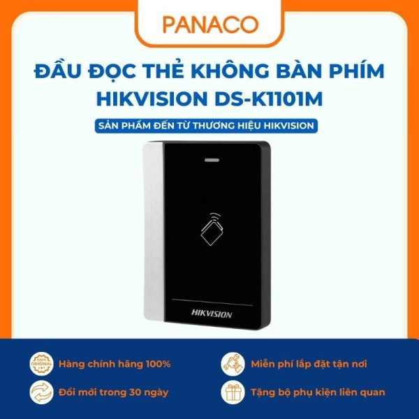 Đầu đọc thẻ không bàn phím Hikvision DS-K1101M