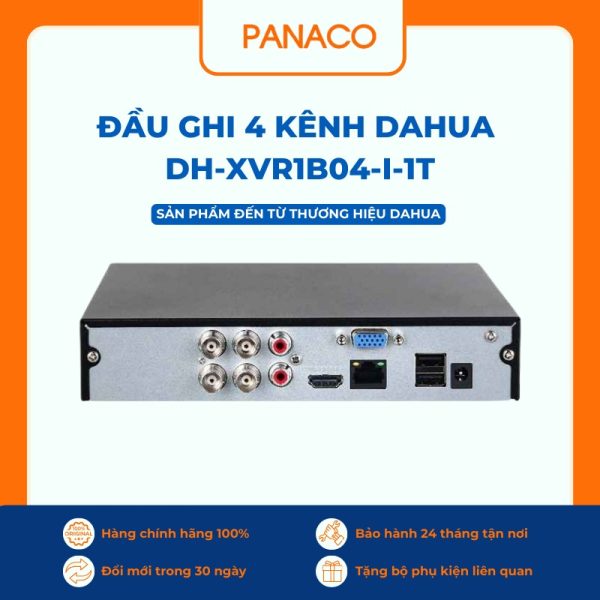 Đầu ghi hình Dahua 4 kênh DH-XVR1B04-I-1T