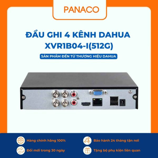 Đầu ghi hình Dahua 4 kênh XVR1B04-I