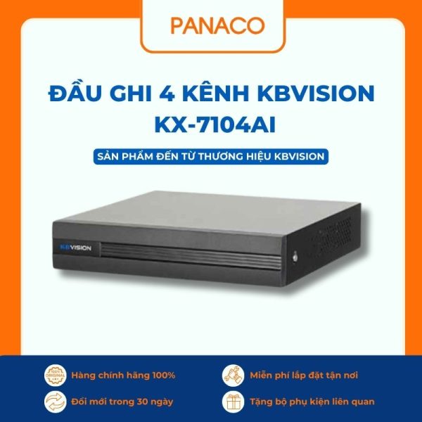 Đầu ghi Kbvision 4 kênh KX-7104Ai