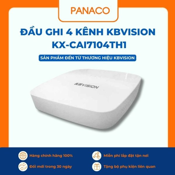 Đầu ghi 4 kênh Kbvision KX-CAi7104TH1