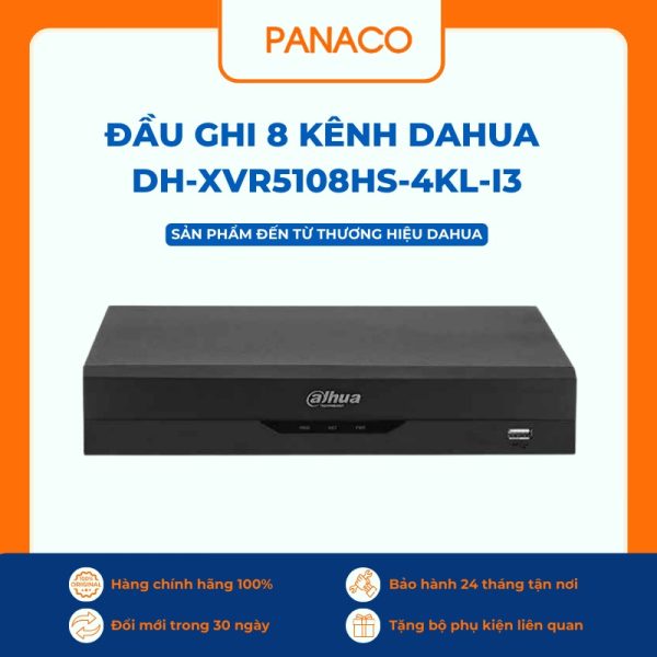 Đầu ghi hình Dahua 8 kênh DH-XVR5108HS-4KL-I3