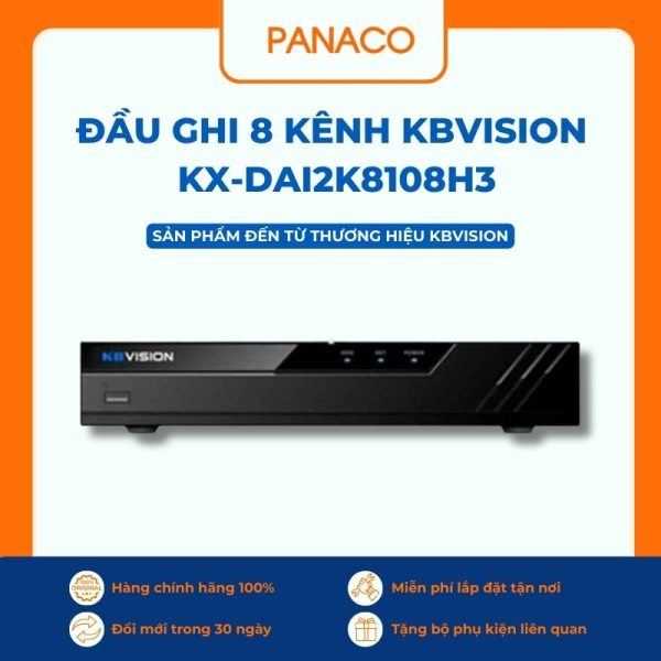 Đầu ghi camera Kbvision 8 kênh KX-DAi2K8108H3