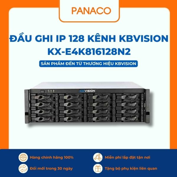 Đầu ghi IP 128 kênh Kbvision KX-E4K816128N2