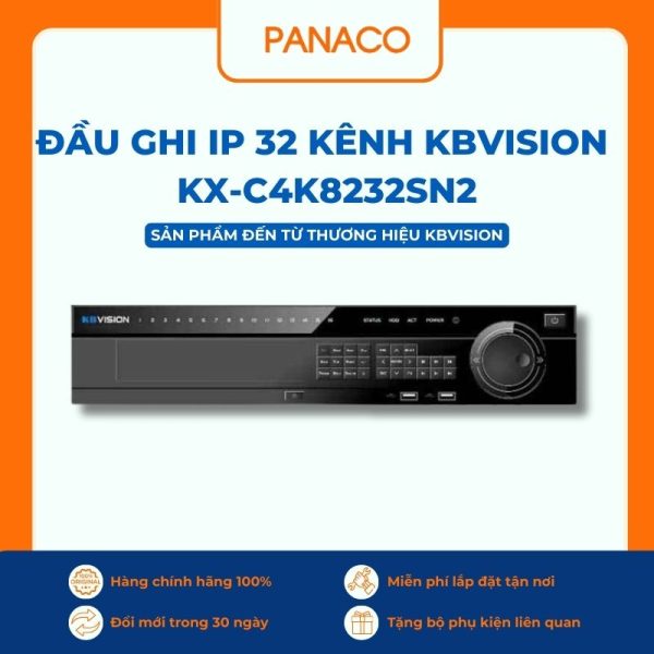 Đầu ghi IP 32 kênh Kbvision KX-C4K8232SN2