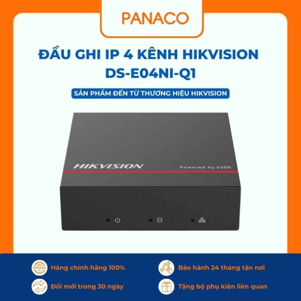 Đầu ghi IP 4 kênh Hikvision DS-E04NI-Q1