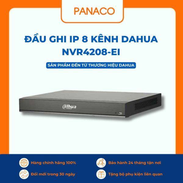 Đầu ghi IP 8 kênh Dahua NVR4208-EI