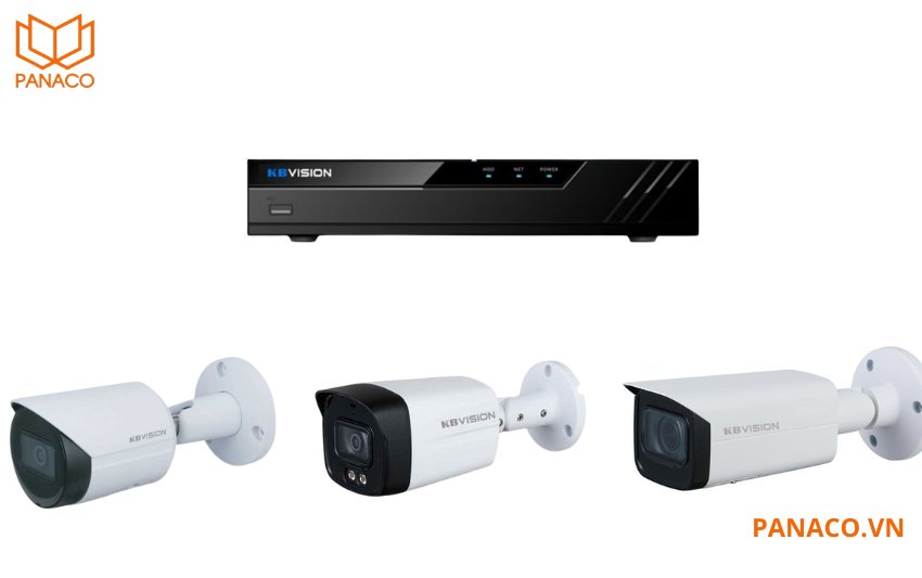 đầu ghi KX-A8128N2-VN có thể kết nối với 1 camera IP có độ phân giải 8MP hoặc 5 MP 