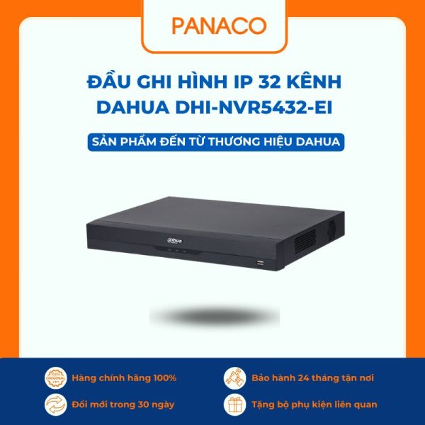 Đầu ghi hình IP 32 kênh Dahua DHI-NVR5432-EI