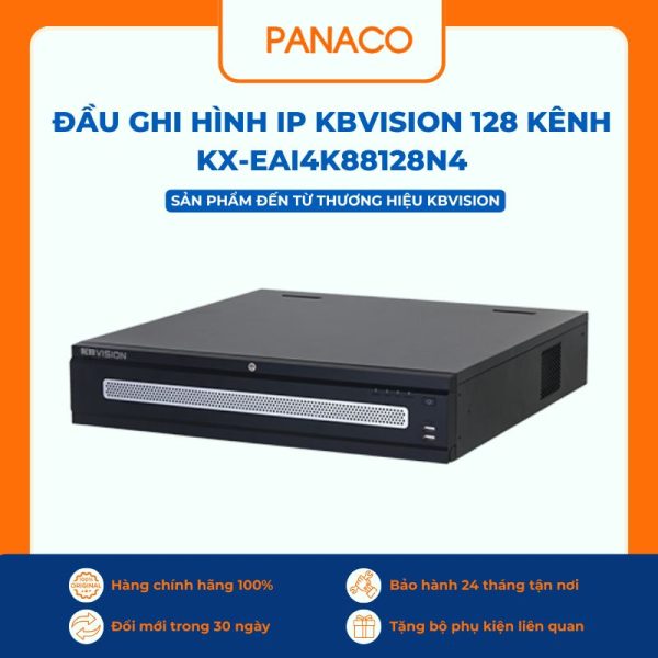 Đầu ghi Kbvision IP 128 kênh KX-EAi4K88128N4