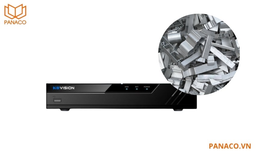 Đầu ghi hình IP Kbvision KX-CAi4K8104N2 làm bằng kim loại