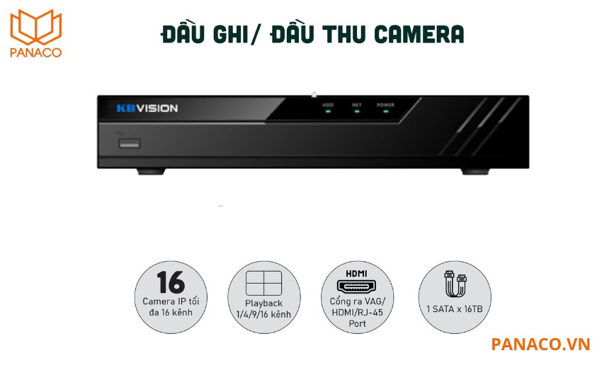 Đầu ghi hình Kbvision KX-A4K8116N2