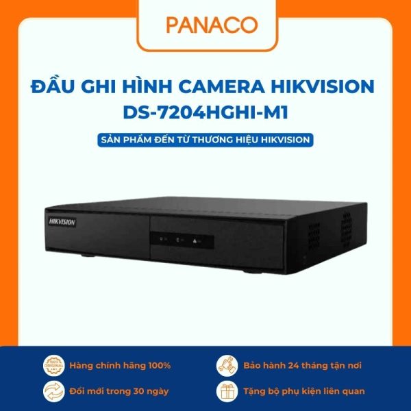 Đầu ghi hikvision 4 kênh DS-7204HGHI-M1