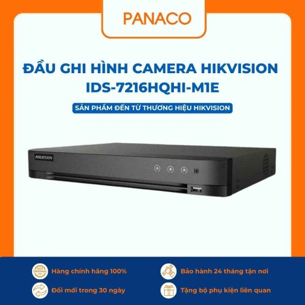 Đầu ghi Hikvision Analog 16 kênh iDS-7216HQHI-M1/E