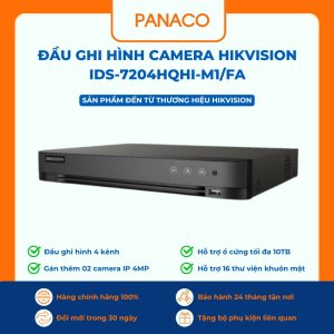 Đầu ghi hình HIKVISION 4 kênh ACUSENSE IDS-7204HQHI-M1/FA