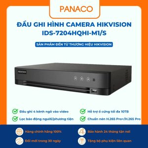 Đầu ghi hình HIKVISION 4 kênh ACUSENSE iDS-7204HQHI-M1/S