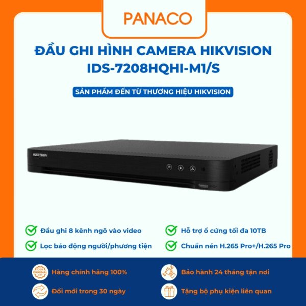 Đầu ghi hình Hikvision 8 kênh iDS-7208HQHI-M1/S