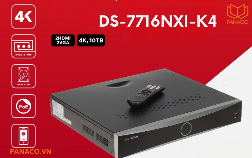 Đầu ghi hình hikvision DS-7716NXI-K4