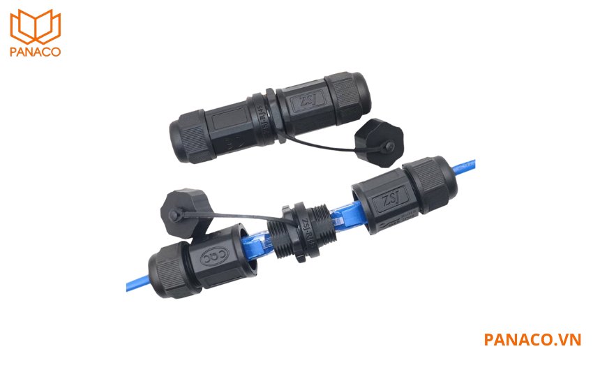 Đầu nối RJ45 chống nước giúp bảo vệ cáp mạng khi lắp đặt ngoài trời
