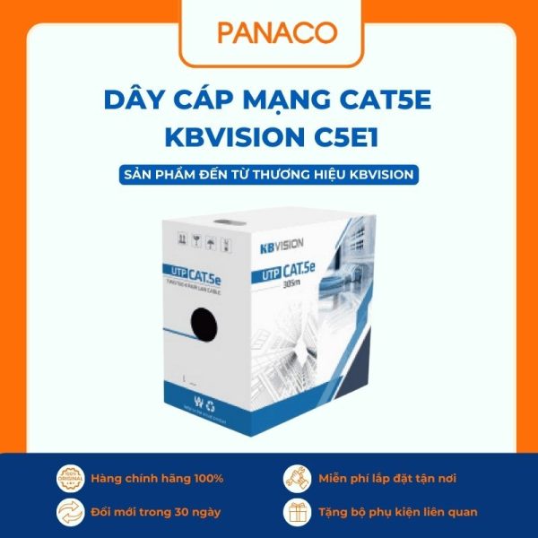 Dây cáp mạng CAT5E Kbvision C5E1