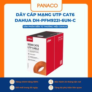 Dây cáp mạng UTP CAT6 chính hãng DAHUA DH-PFM922I-6UN-C
