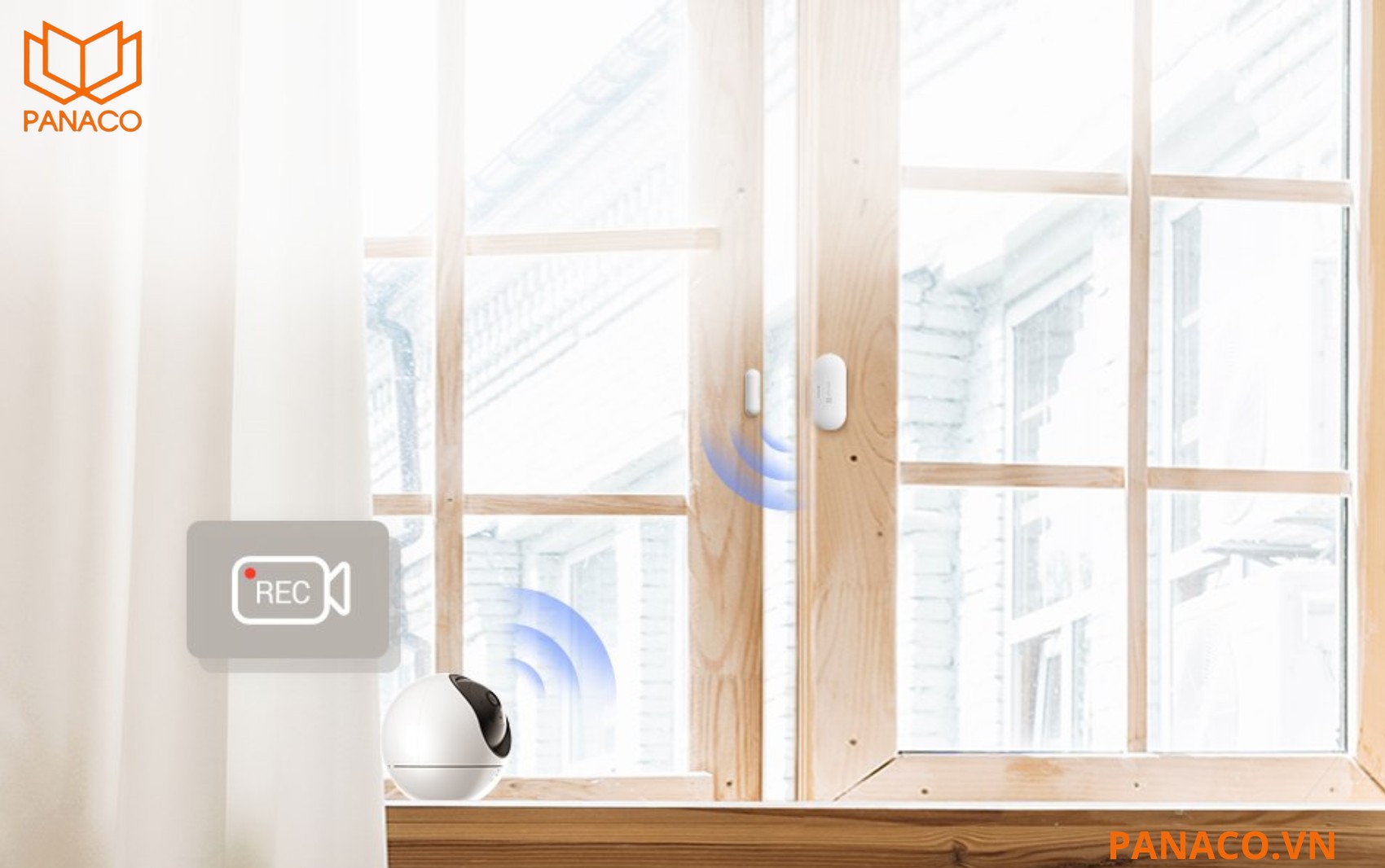 Ezviz CS-B1-A0-A34 tích hợp hoàn toàn với ứng dụng Ezviz